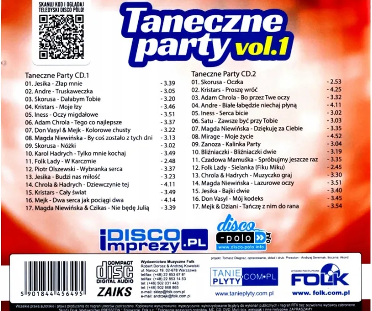 taneczne-party-vol-1-2cd-wykonawca-rozni-wykonawcy