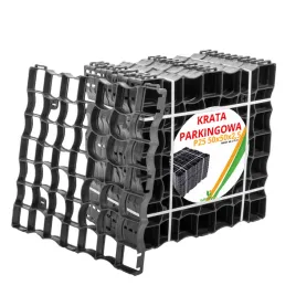 eko-krata-parkingowa-p25-czarna-geokrata-trawnikowa-ogrodowa-50x50x25-cm
