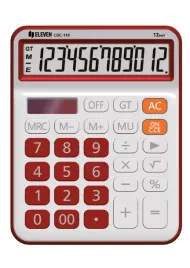 kalkulator-biurowy-eleven-cdc110wh-rd-12-cyfrowy-z-pamiecia-solarny