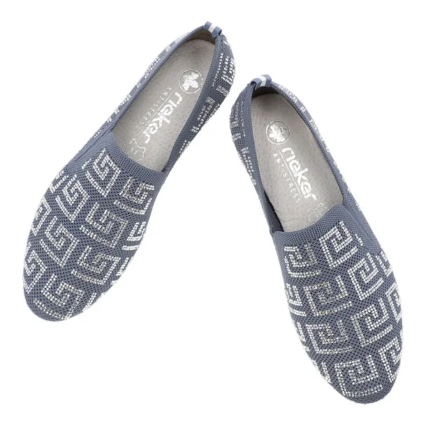 baleriny-rieker-51953-12-blue-zapiecie-wsuwane