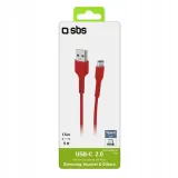 kabel-sbs-tecablemicroc15r-usb-a-usb-c-15-m-czerwony-stan-nowy