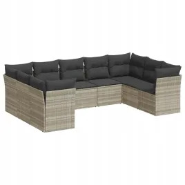 9-cz-zestaw-mebli-ogrodowych-poduszki-jasnoszary-polirattan