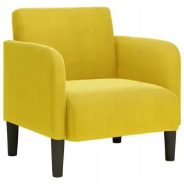 sofa-fotel-z-podlokietnikami-zolty-54-cm-aksamit