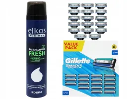 wklady-do-maszynki-gillette-mach-3-sport-noze-ostrza-x17szt-pianka-300ml