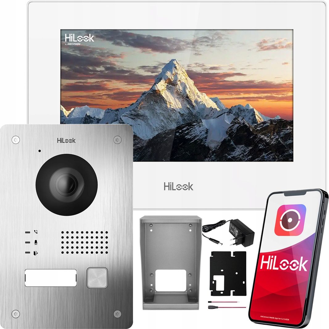 Wideodomofon 2-żyłowy HiLook Hikvision HD-VIS-02-W (KIS703-P