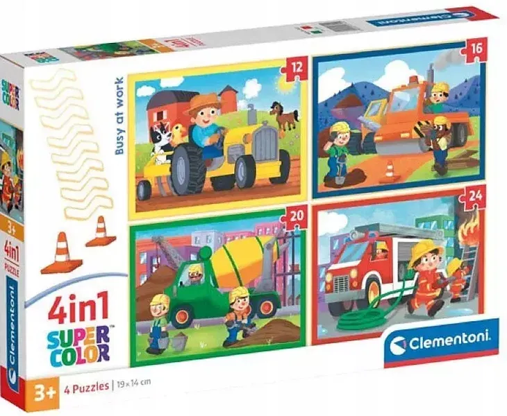 puzzle-4w1-super-kolor-busy-at-work-stan-opakowania-oryginalne