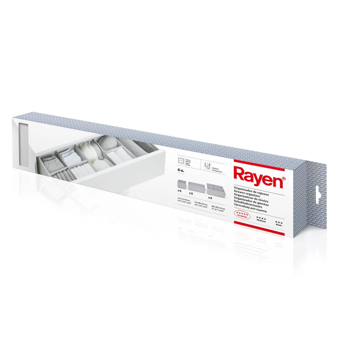 rayen-organizer-do-szuflady-szary