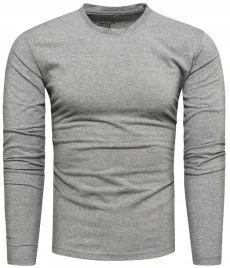 koszulka-meska-longsleeve-gladki-szary-l