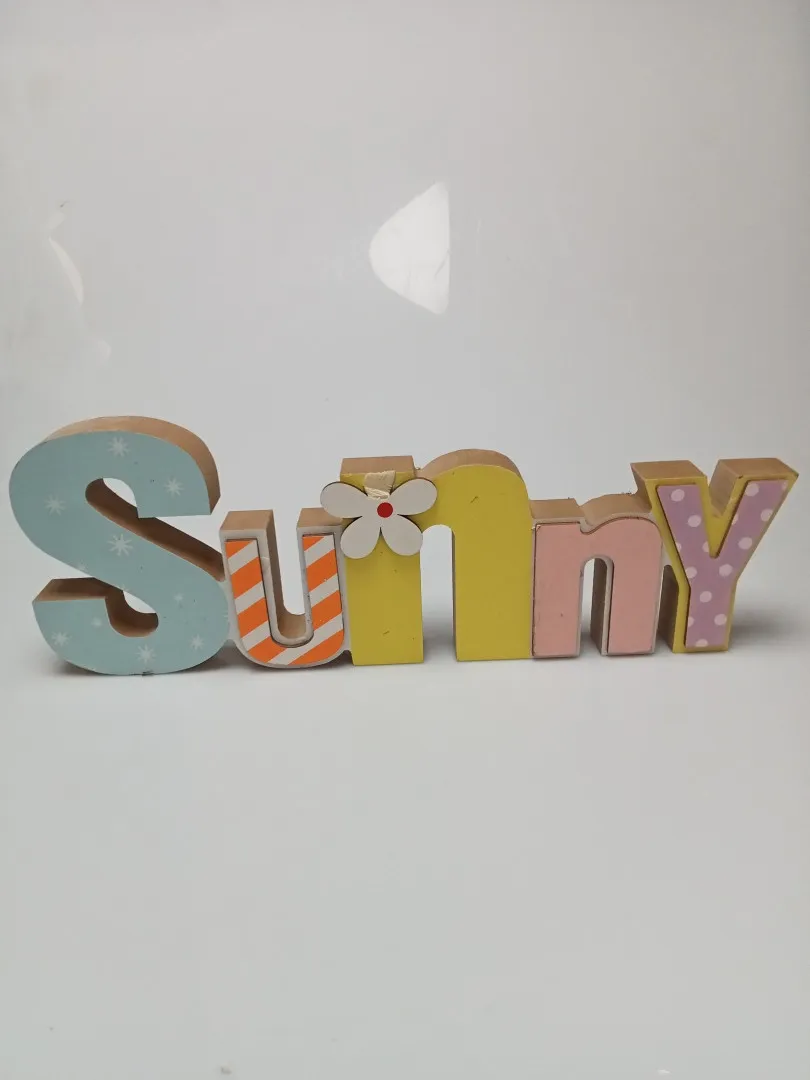 dekoracja-napis-sunny-wiosna