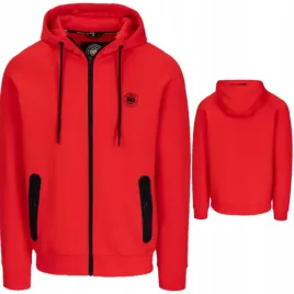 pitbull-west-coast-bluza-rozpinana-z-kapturem-dogwood-czerwona-fluo-red-s