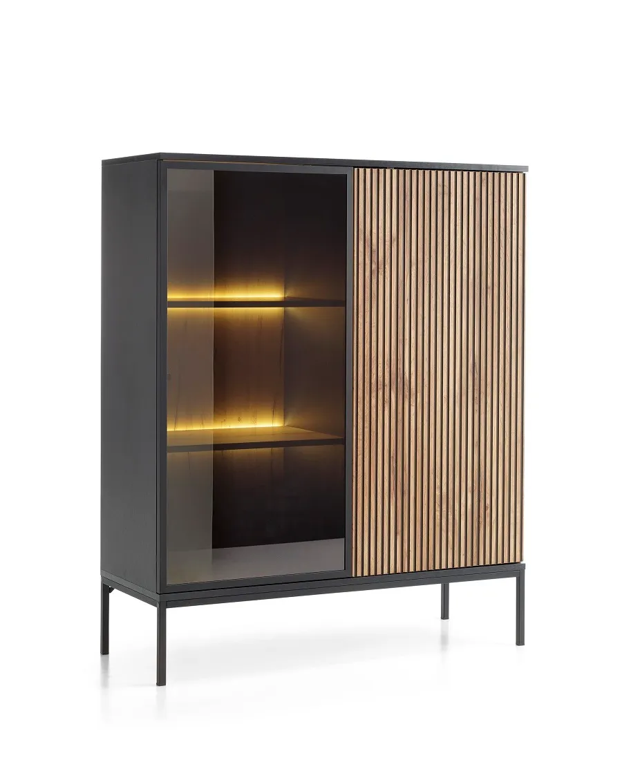 witryna-sento-wt104-czarny-dab-wotan-led