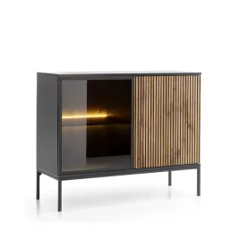 komoda-sento-k104-czarny-dab-wotan-led