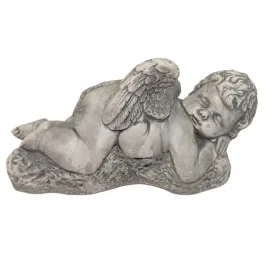 ciemnoszary-lezacy-aniol-gipsowy-12x25-cm