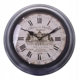 zegar-scienny-metalowy-retro-braz-30x30-77204