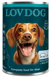 bezglutenowa-karma-dla-psow-z-duza-iloscia-miesa-lovdog-dzik-i-sarna-400g