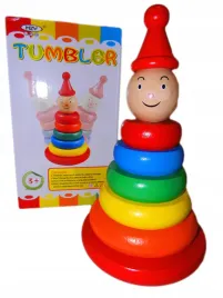 drewniana-piramida-pajacyk-wanka-wstanka-2w1