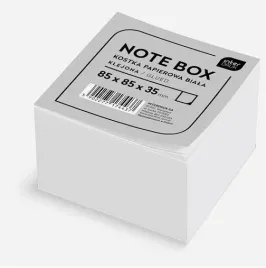 kostka-papierowa-85x85x35mm-biala-klejona