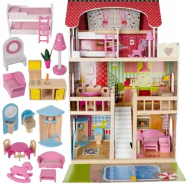 drewniany-domek-dla-lalek-duzy-akcesoria-basen-meble-lalki-swiatlo-led-xl