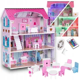 drewniany-domek-dla-lalek-duzy-akcesoria-meble-swiatlo-led-xl-zabawka