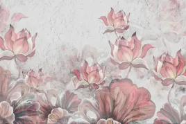 fototapety-na-sciane-do-sypialni-salonu-rozowe-kwiaty-magnolia-260x390