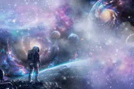 fototapety-dla-dzieci-i-mlodziezy-astronauta-planety-kosmos-260x390