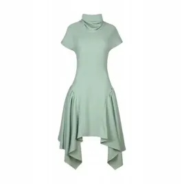 damska-sukienka-elleme-double-draped-dress-in-sage-r-40