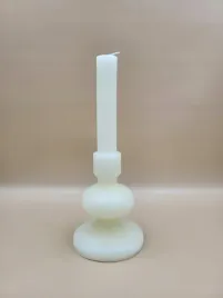 swieczka-biala-swiecznik-hit-23cm