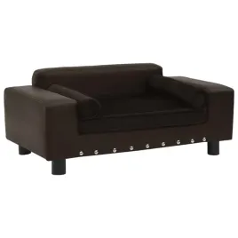 sofa-dla-psa-brazowa-81x43x31-cm-plusz-i-sztuczna-skora