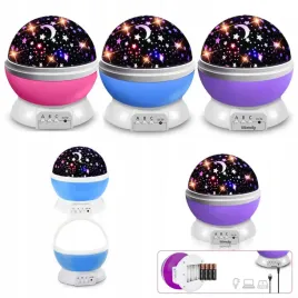lampka-nocna-led-2w1-projektor-gwiazd-obrotowa-360