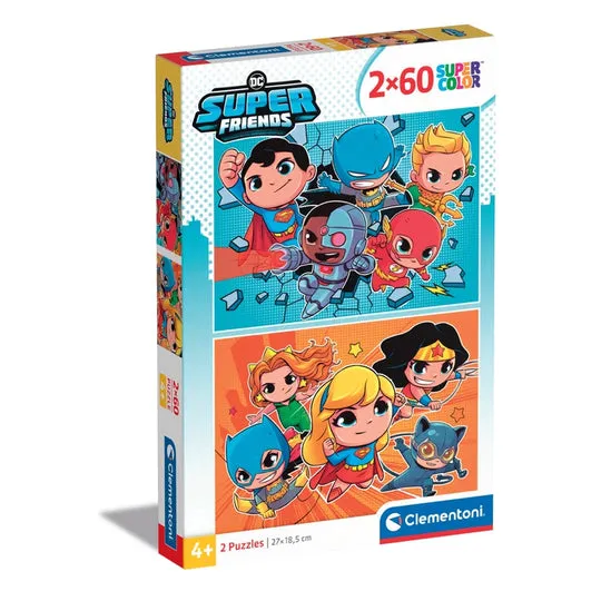 puzzle-2x60-super-kolor-wb-dc-comics-kolekcja-puzzle-2x60-comics-super-friends