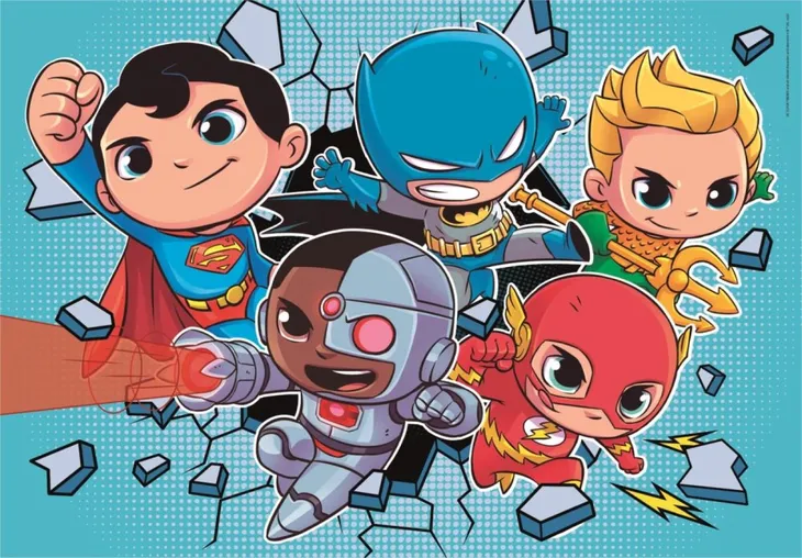 puzzle-2x60-super-kolor-wb-dc-comics-marka-clementoni