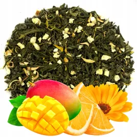 herbata-zielona-mango-pomarancza-50g-sencha-aromatyczna