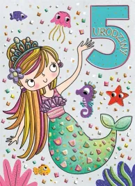 karnet-b6-syrenka-5-urodziny
