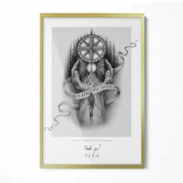 zlota-ramka-na-sciane-idealna-do-gabinetu-na-fotografie-i-plakaty-40x60-cm