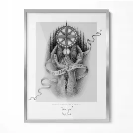 srebrna-ramka-na-sciane-do-salonu-idealna-na-duze-fotografie-plakaty-60x80