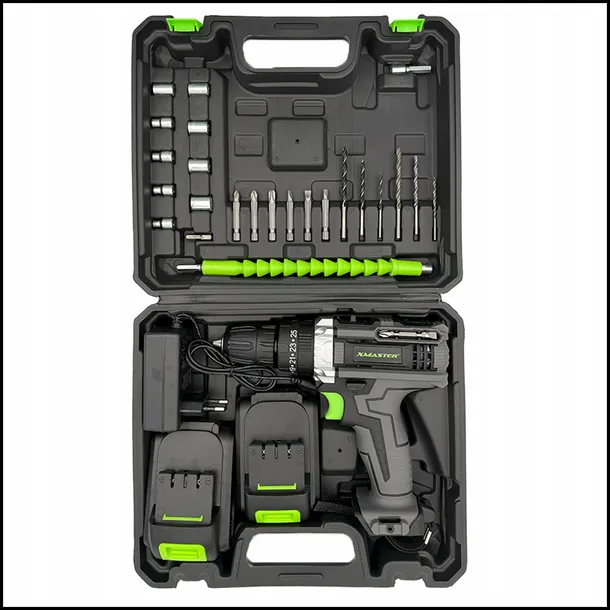 UDAROWA WIERTARKO WKRĘTARKA AKUMULATOROWA BITY NASADKI