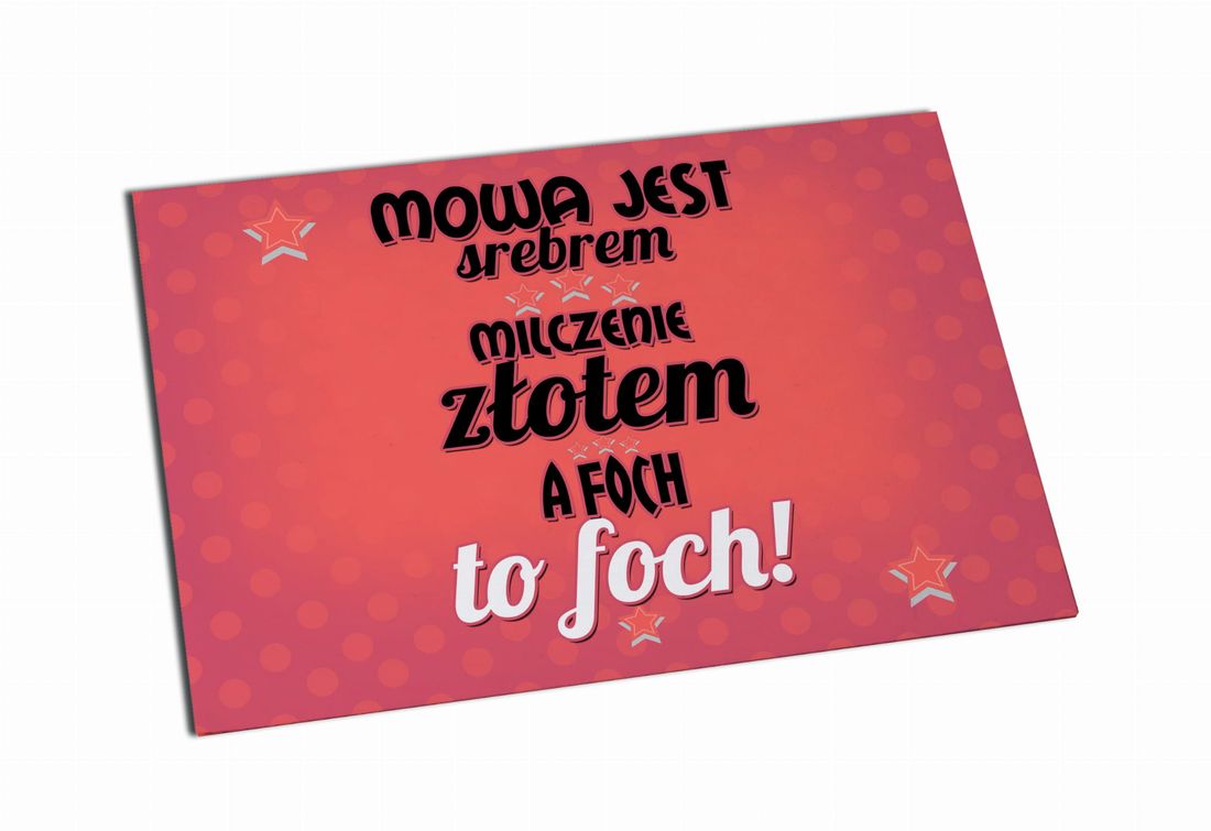 Mowa Jest Srebrem A Milczenie Złotem Kto To Powiedział Magnes Mowa jest srebrem milczenie złotem - ERLI.pl