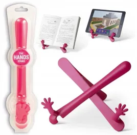 hand-stand-uchwyt-na-ksiazke-tablet-rozowy