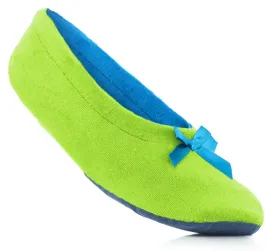 wiosenne-baletki-balerinki-domowe-welurowe-limonkowe-kapcie-damskie-roz-37