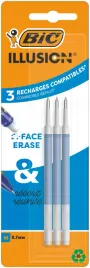 wklad-bic-illusion-gel-niebieski-blister-3szt