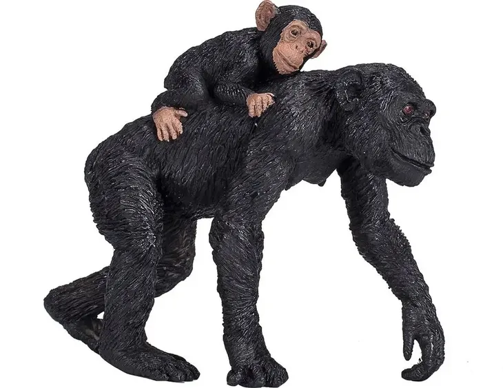 figurka-szympans-z-mlodym-plec-chlopcy-dziewczynki