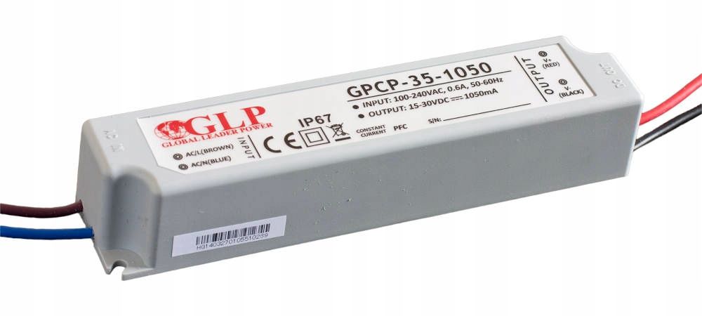 GPCP-35-700, Zasilacz, Zasilacze GLP/GPCP, Driver prądowy 700mA/24-48V ...