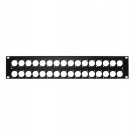 panel-maskujacy-zaslepka-32-gniazd-xlr-rack-19-2u-aluminium-thon-32xlr