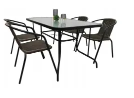 meble-ogrodowe-obiadowe-na-taras-bergomo-dla-4-osob-brazowy