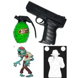 pistolet-kulki-pistolety-karabin-wiatrowka-bron-2-tarcze