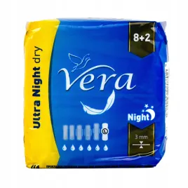 podpaski-ze-skrzydelkami-vera-ultra-night-dry-higieniczne-10-sztuk