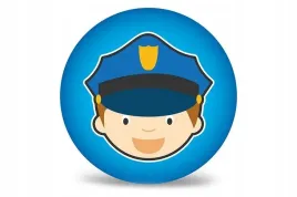 pilka-pvc-230mm-policjant