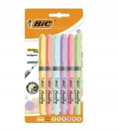 zakreslacz-highlighter-grip-pastel-6-kol-bic