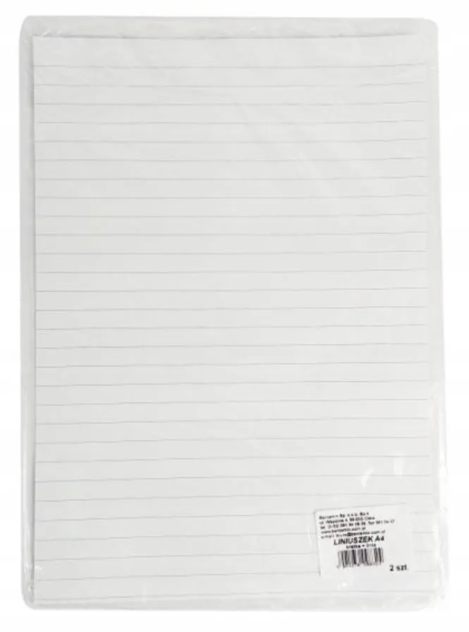 liniuszek-a4-kratka-linia-2szt