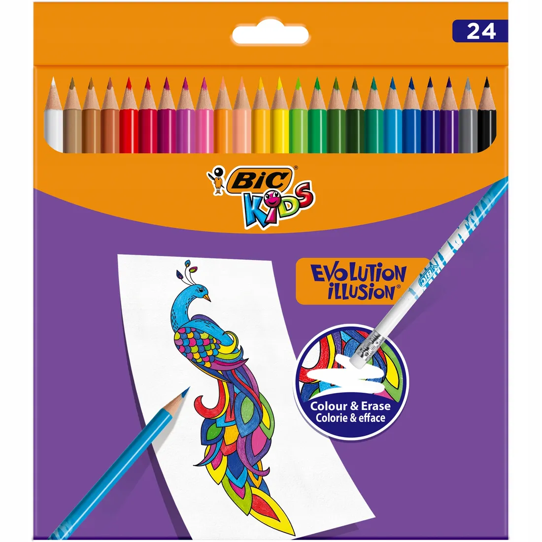 kredki-olowkowe-evolution-illusion-bic-kids-24-kolory